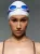 Очки для плавания Swimatic, синие с белым